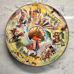 Vintage 1960s Springbok Horse Jigsaw Puzzle Box Racing‎ Polo Show Hunting Theme